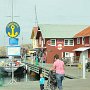 bryggen med handlebuer i Smøgen